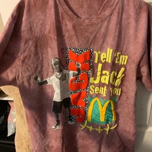 Travis Scott McDonald’s tee cactus Jack